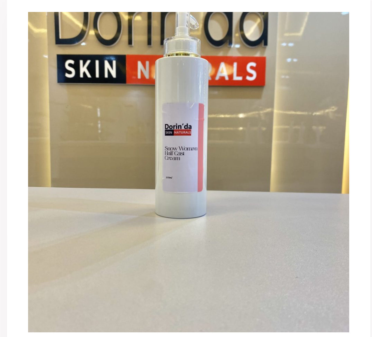 Snow woman halfcaste body cream