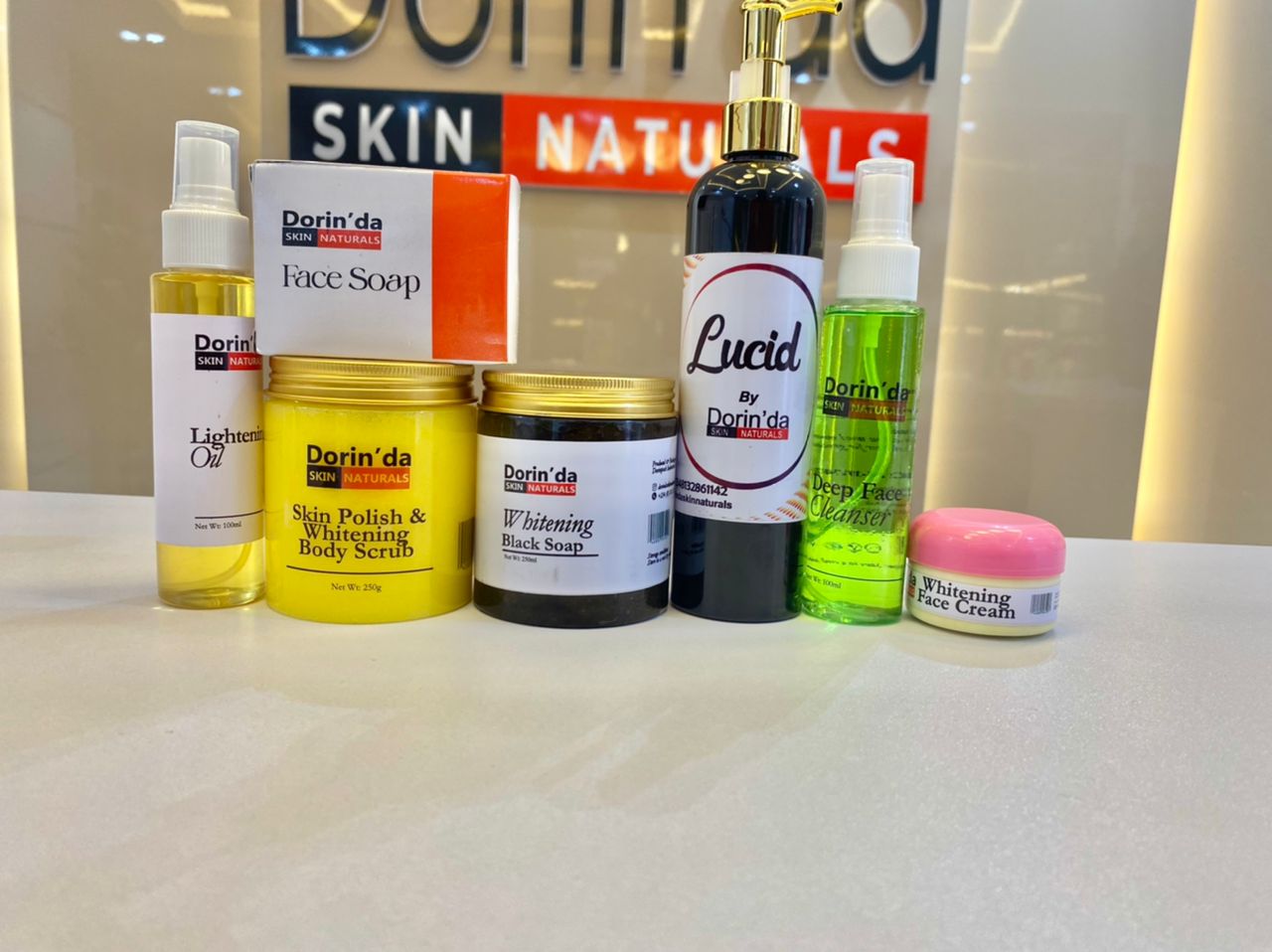 lucid kit with whitening black soap