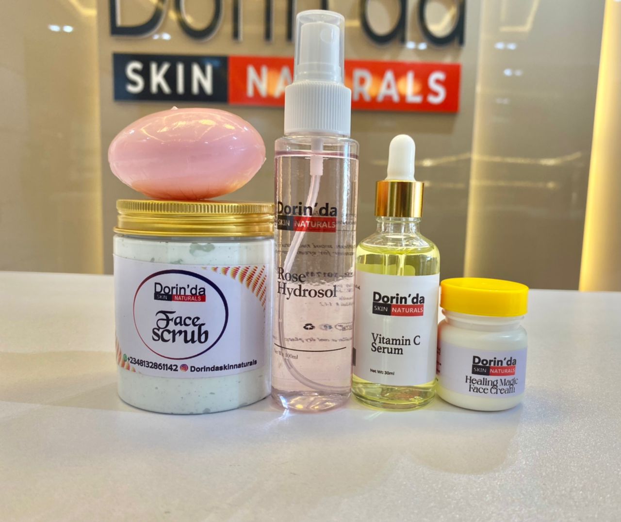 Face kit with healing magic